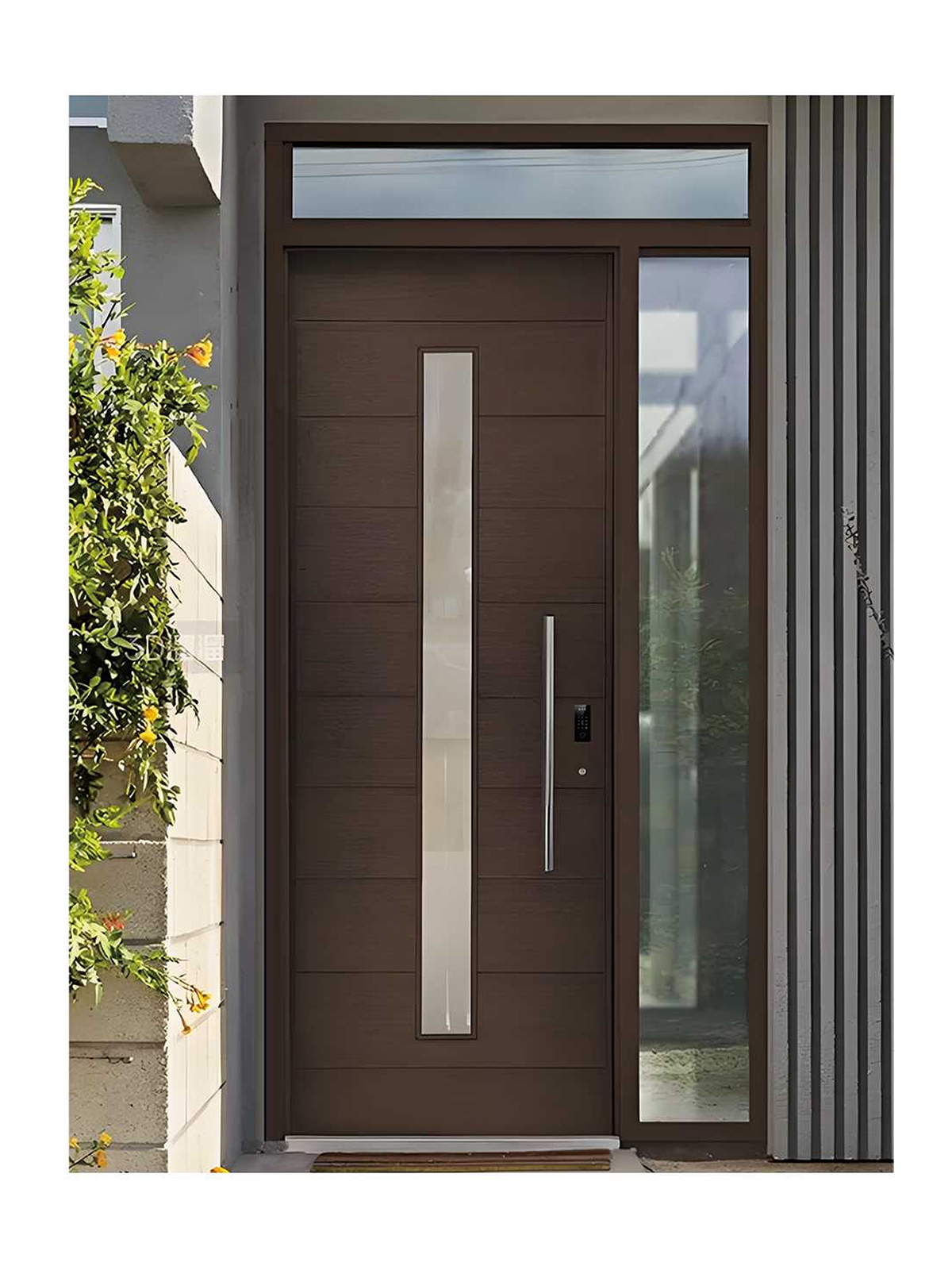 Side window entry door style