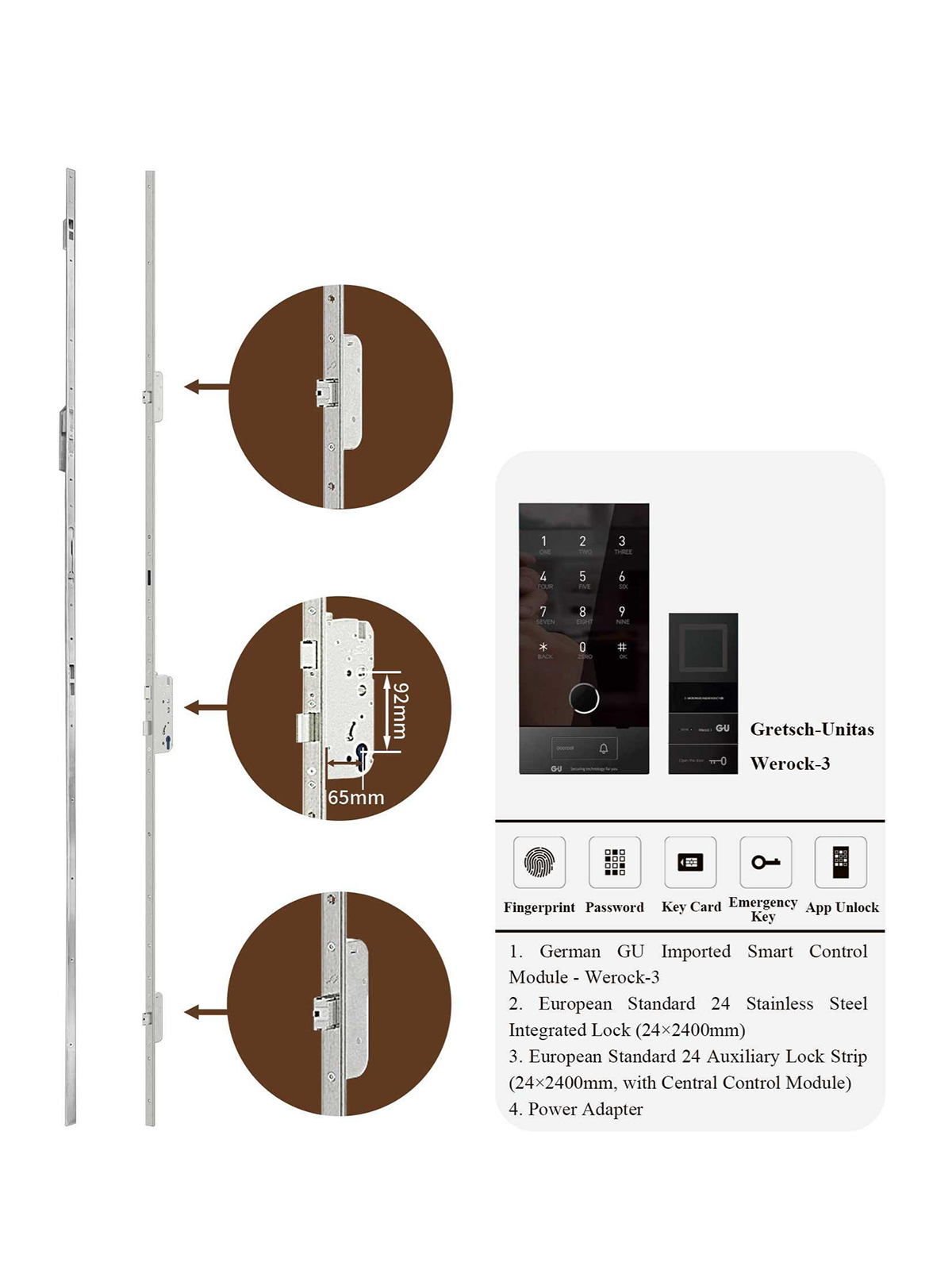 Hardware and smart locks detail