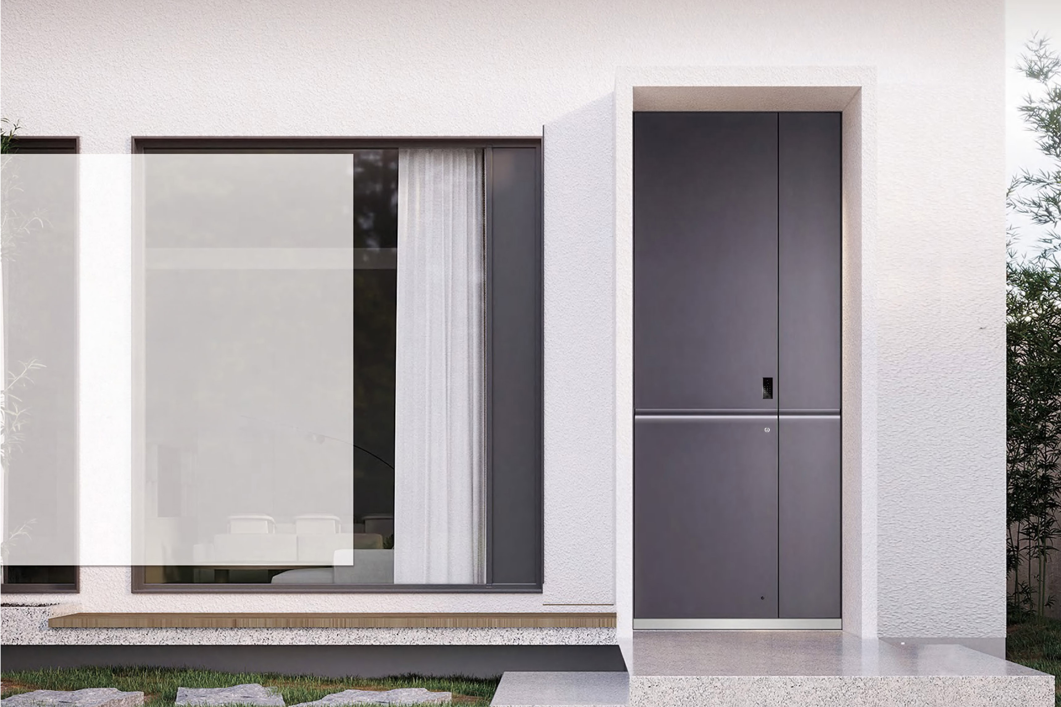 Unequal Double Door
